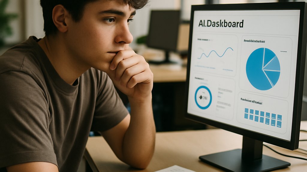 Young employee reflecting on AI Workforce Sentiment and job displacement fears