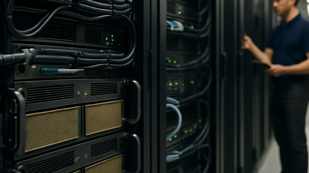 CoreWeave Federal GPU cloud servers supporting agencies in a secure data center