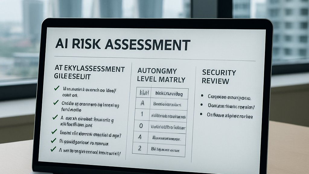 Singapore AI risk assessment checklist for agentic governance and security