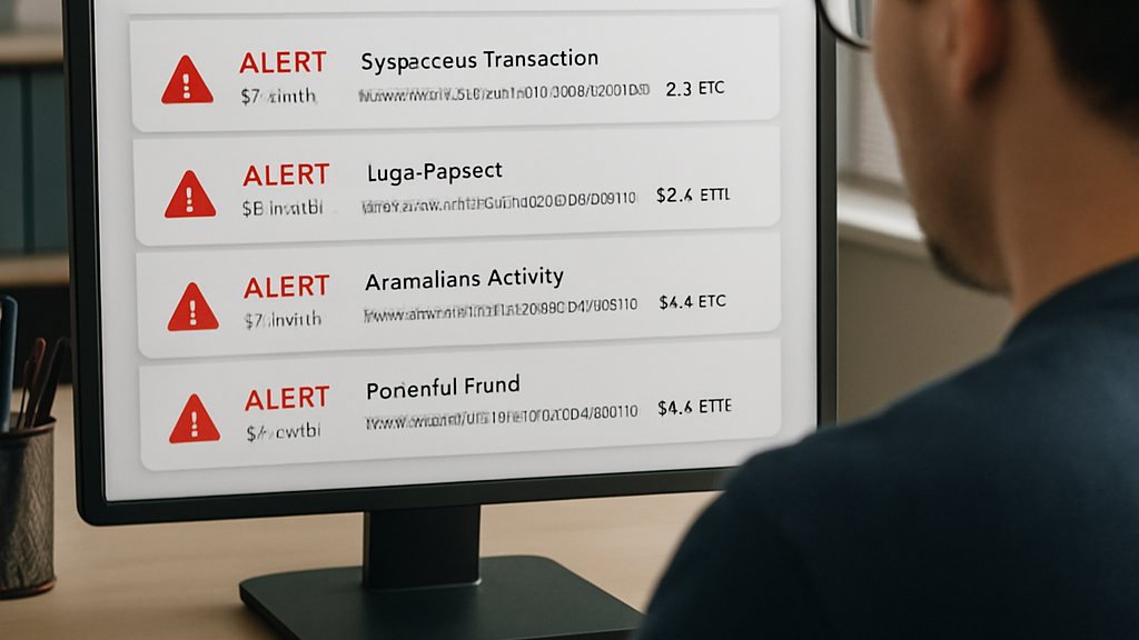 AI Crypto Security analyst reviewing Ledger approval alerts