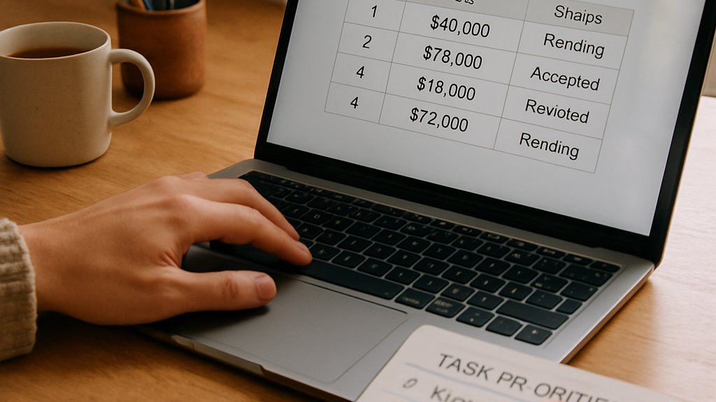 AI Agent Reasoning calibrated bidding on a laptop desk setup