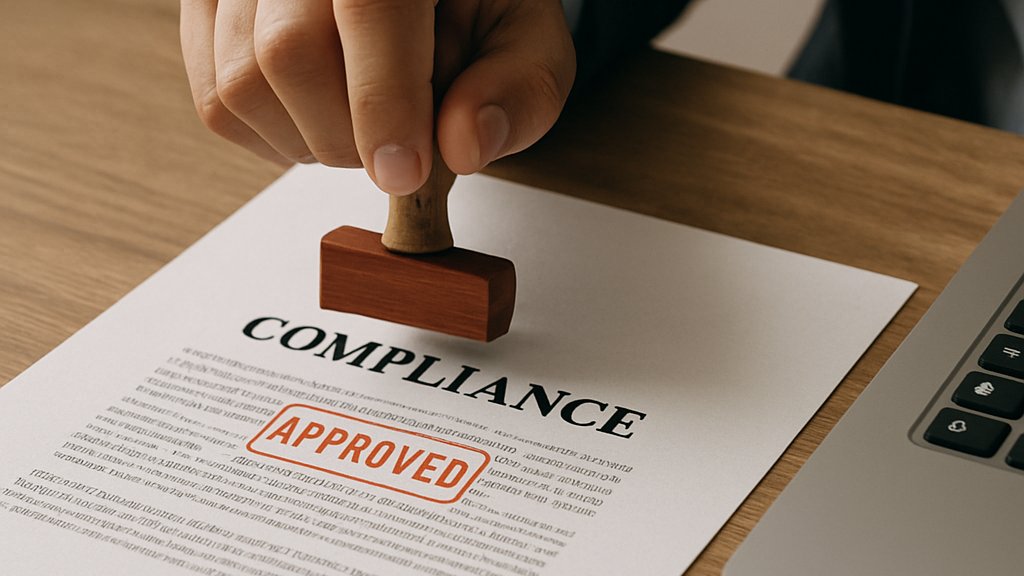Compliance document and Trustworthy AI Certification approval stamp
