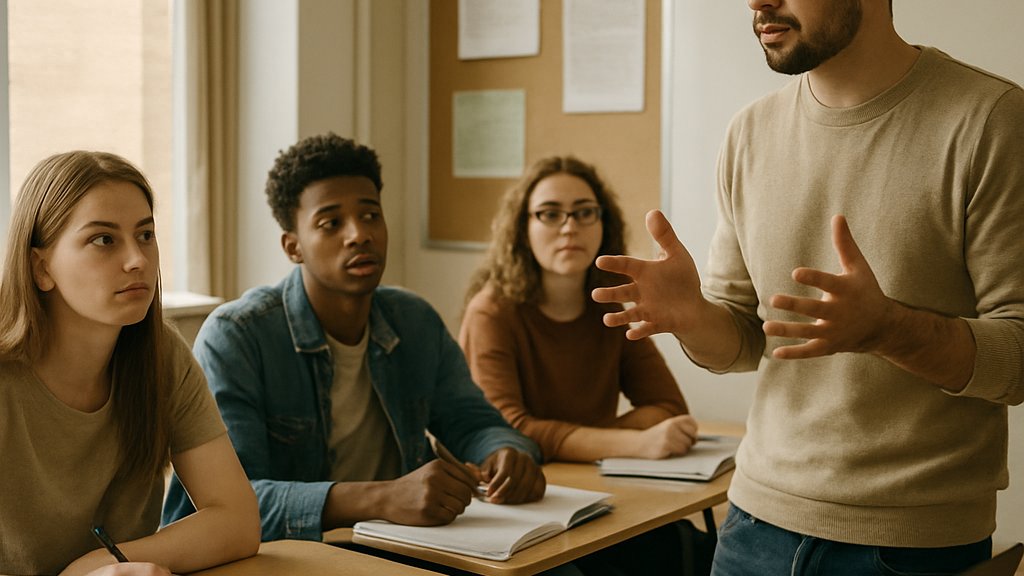 Classroom discussion on AI Education Ethics and responsible teaching