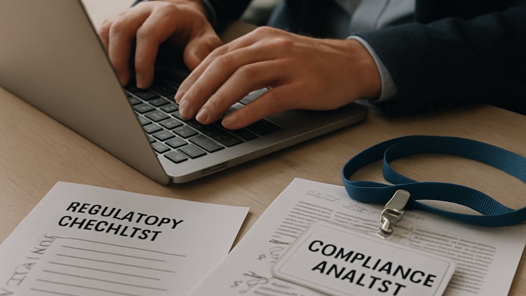 AI security compliance analyst managing regulatory alignment and audit documents