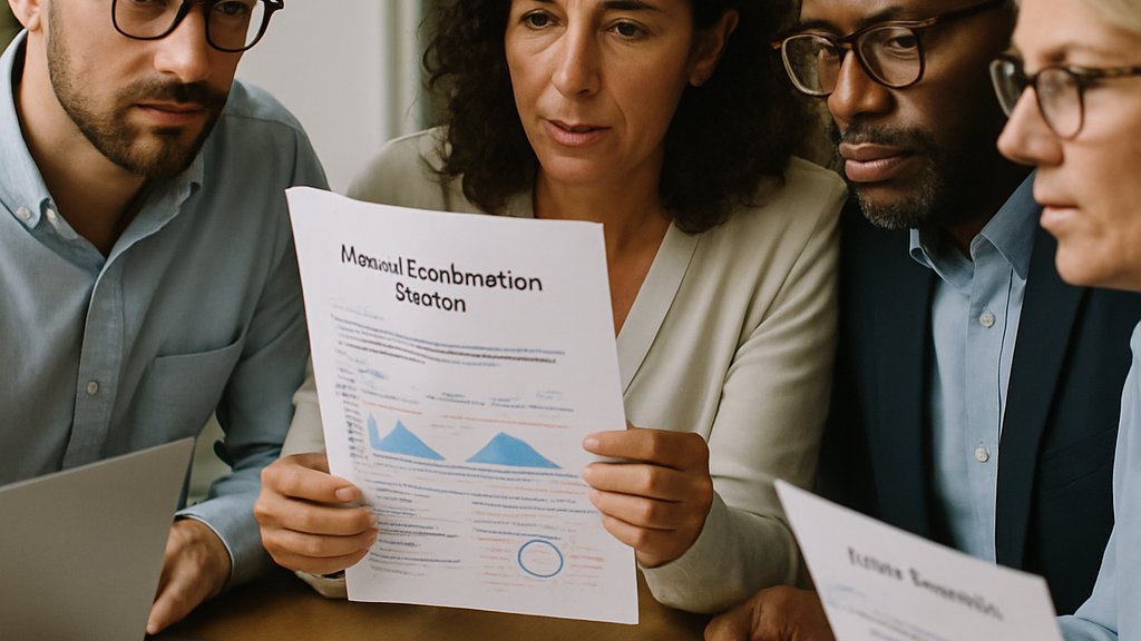 Explainable AI Models concept audit meeting with data and reports