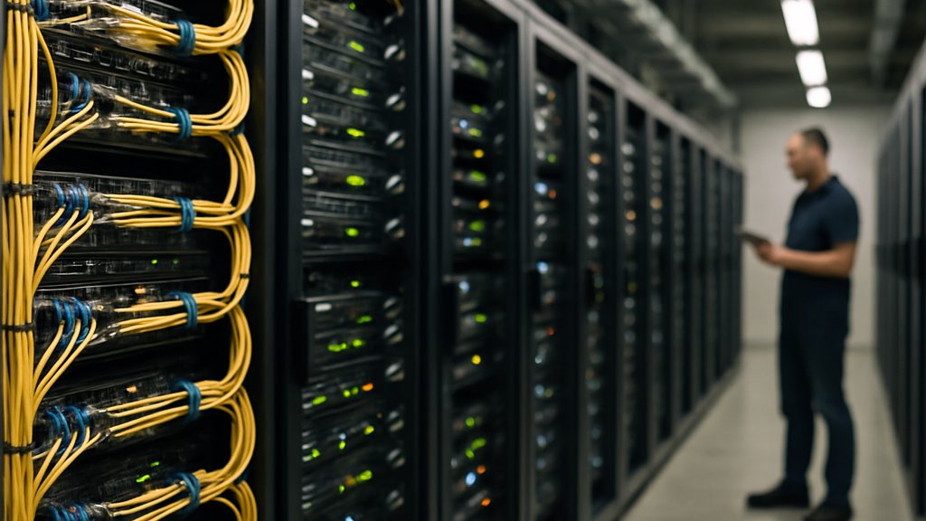 Fiber optics infrastructure powering the AI Optics Market in data centers