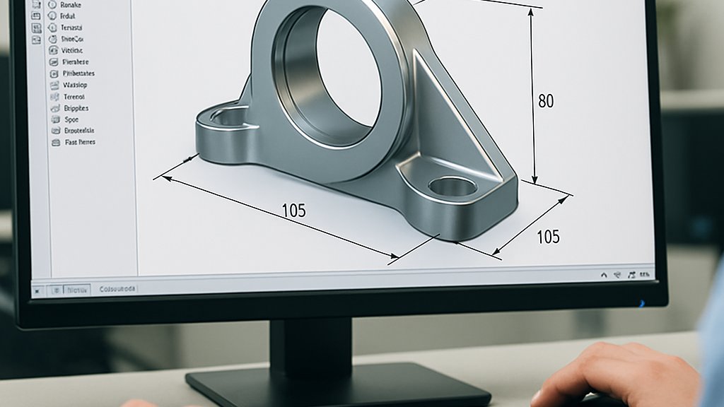 Editable 3D model created with CAD Generation AI for mechanical design