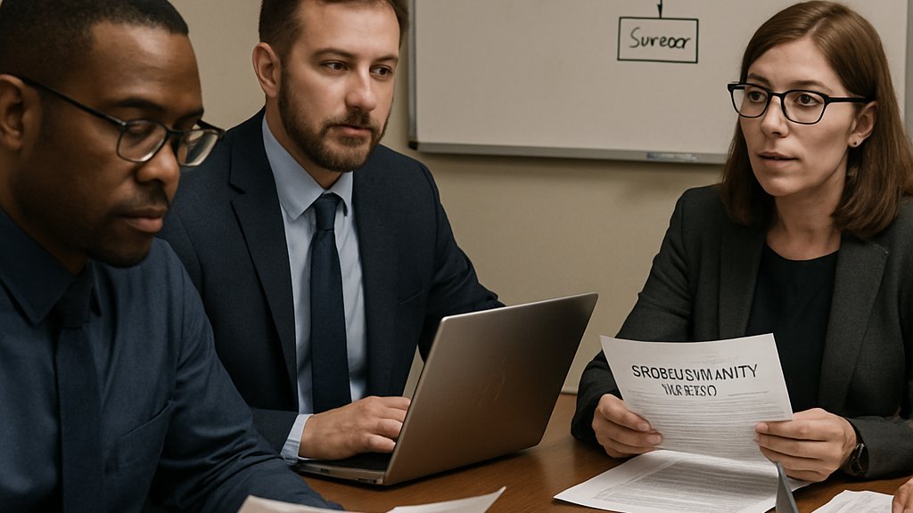 Government team discussing NIST agents procurement and cybersecurity