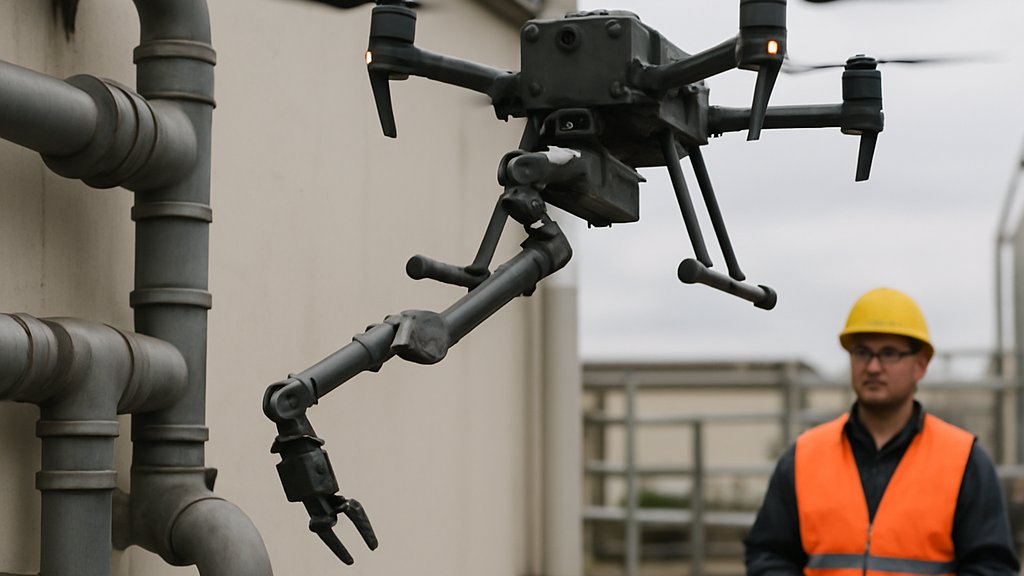 Aerial Robotics Control drone inspecting site with airflow-aware manipulator