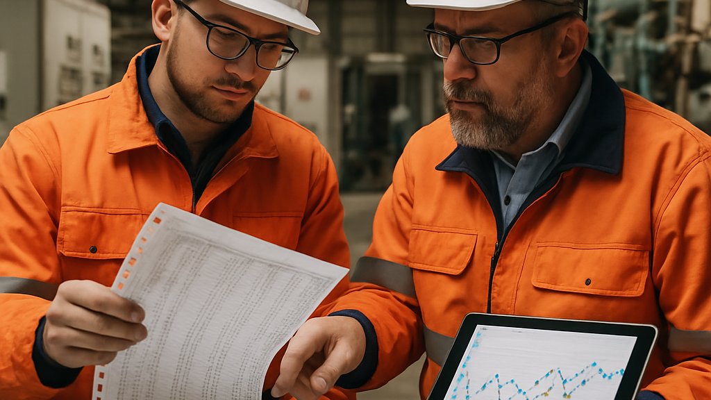 Engineers reviewing In Context RL performance during regime changes