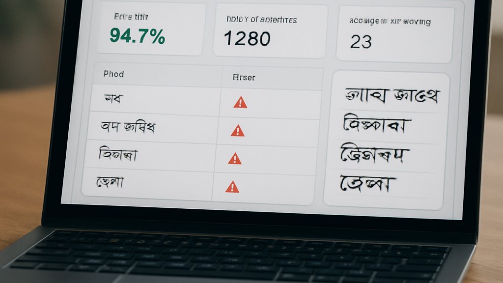 Bangla AI Testing dashboard for automated Bangla form processing