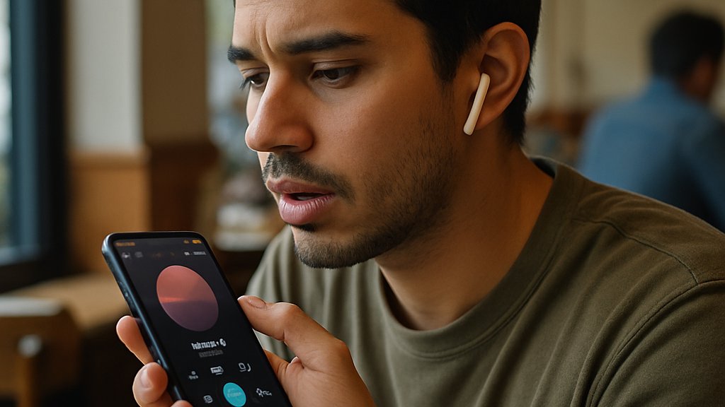 User chatting with Spotify AI Music Assistant on a smartphone in a cafe