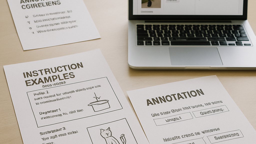 Long Context Training instruction synthesis notes on a researcher’s desk