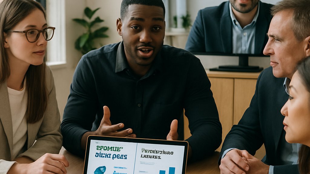 AI Fundraising Agents used in a startup team meeting for venture capital outreach