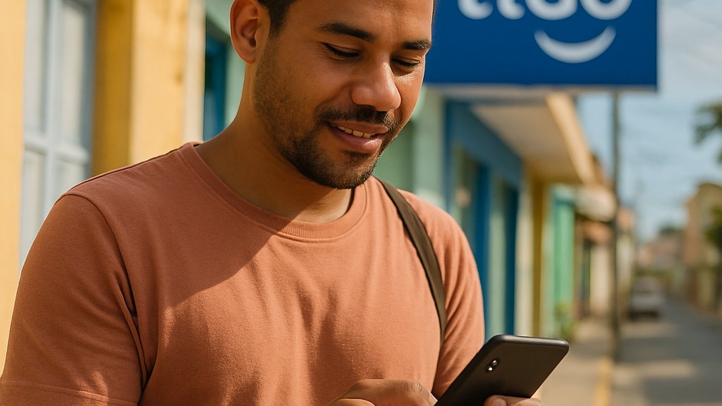 AI Customer Engagement mobile experience in Caribbean telecom market