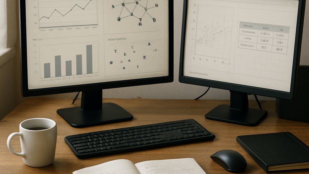 Multi Agent Dynamics network graphs and model comparison on desk