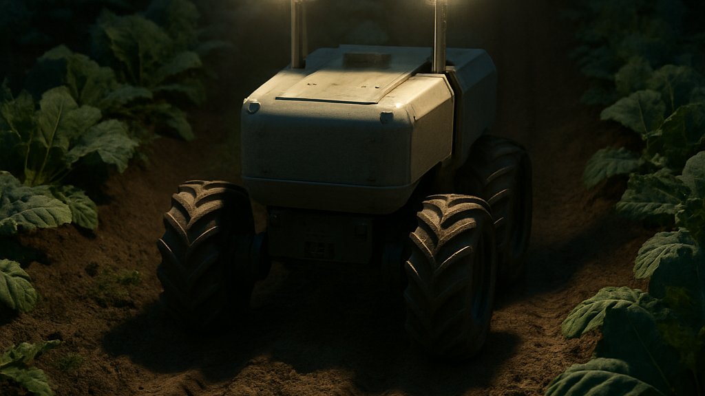 Agricultural Robot Navigation and active illumination for night farming