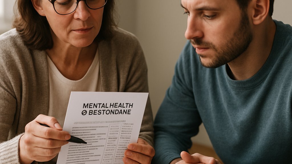 Clinician discussing Explainable Depression AI during patient interview