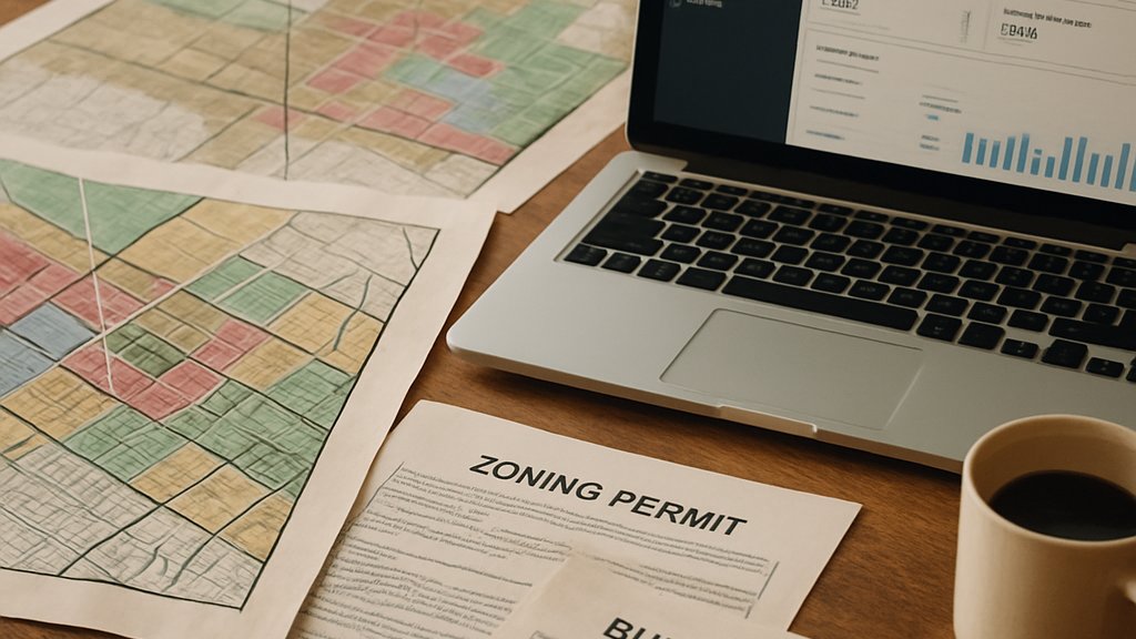 Zoning maps and records dashboard for Municipal Intelligence Platform analysis