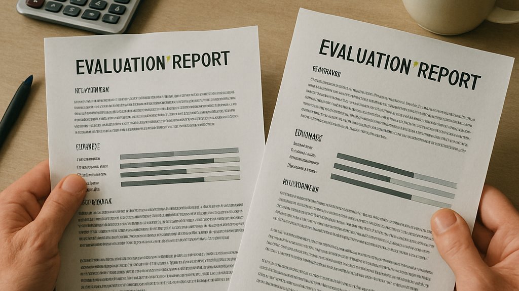 Printed reports highlighting AI Evaluation Trust risks and failures