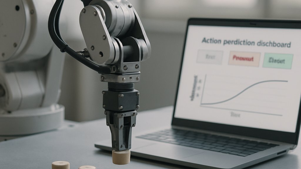 VLA Model Shaping with Action QFormer in a robot arm demonstration