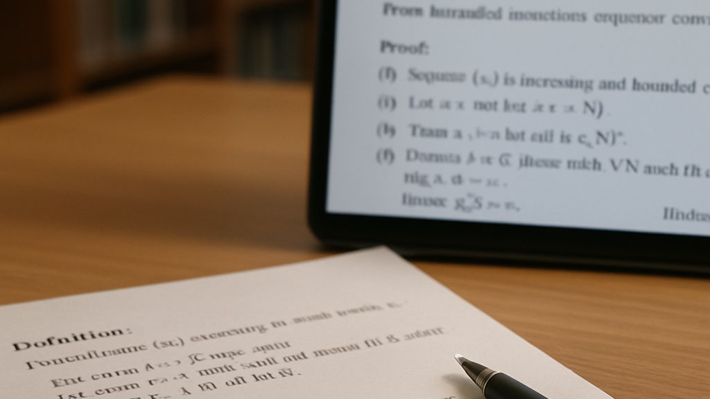Math Research Copilot supporting theorem analysis in a study room