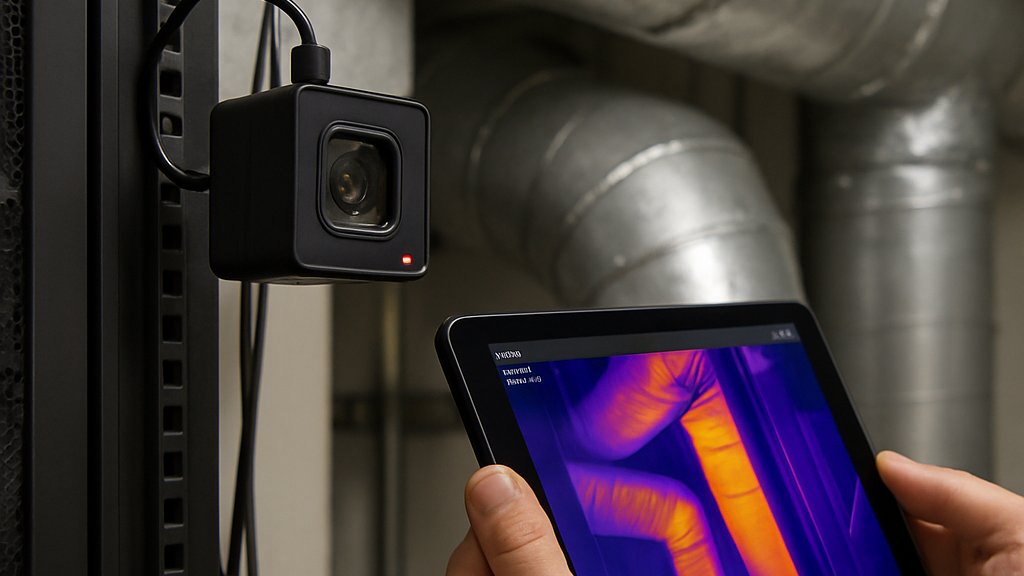 Infrared monitoring setup related to VLM Security Attack detection and defense