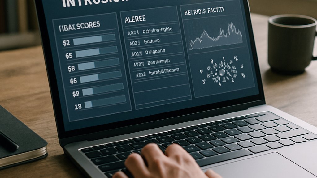 Explainable Intrusion Detection dashboard with transparent alert reasons and risk scores