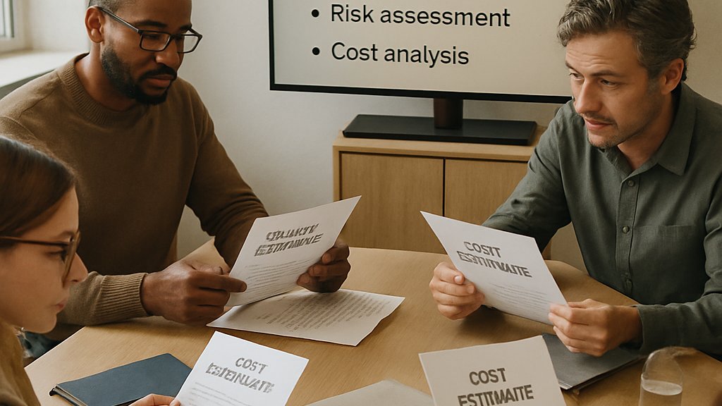 Team evaluates enterprise AI adoption vendors and risk for budget planning