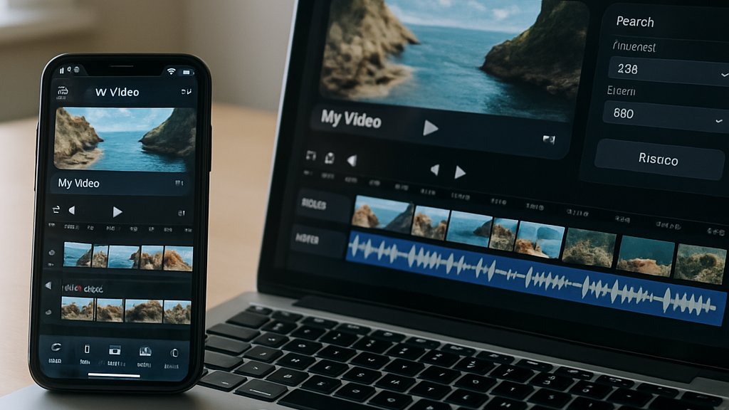 Video creation dashboard on AI Video Platform workspace screen