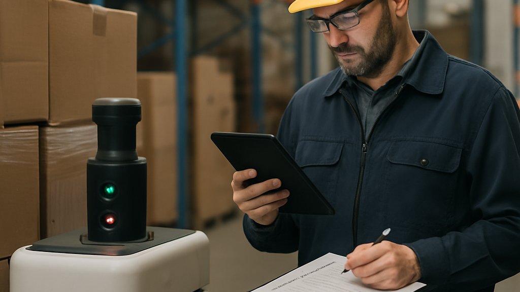 Warehouse robot safety check highlights Physical AI Risk in industrial automation
