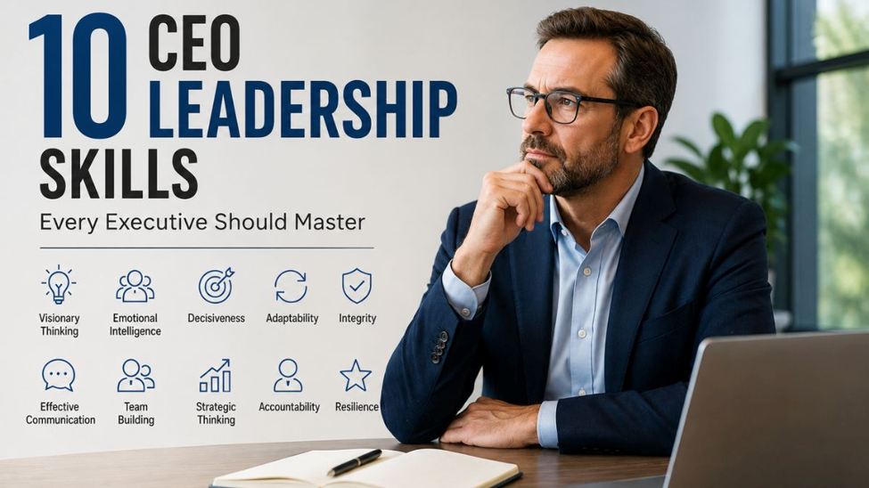 10 CEO Leadership Skills Every Executive Should Master